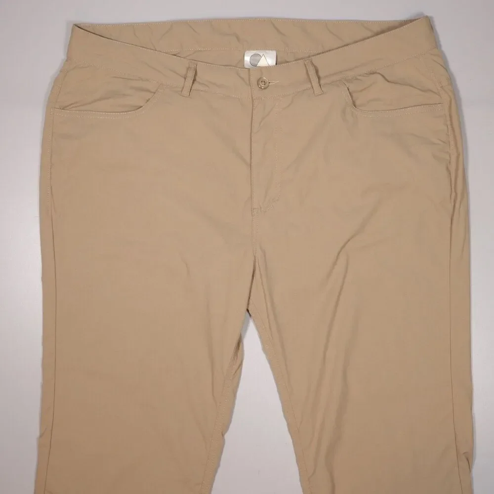 Clothing Arts Pants Mens 40x29 Beige Pick Pocket Proof  Explorer Travel Chino